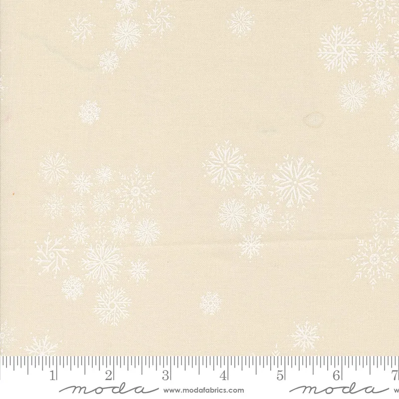 Cozy Wonderland, Snowflake Fall in Natural White
