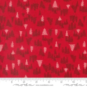 Cozy Wonderland, Tree Farm in Berry - fat quarter