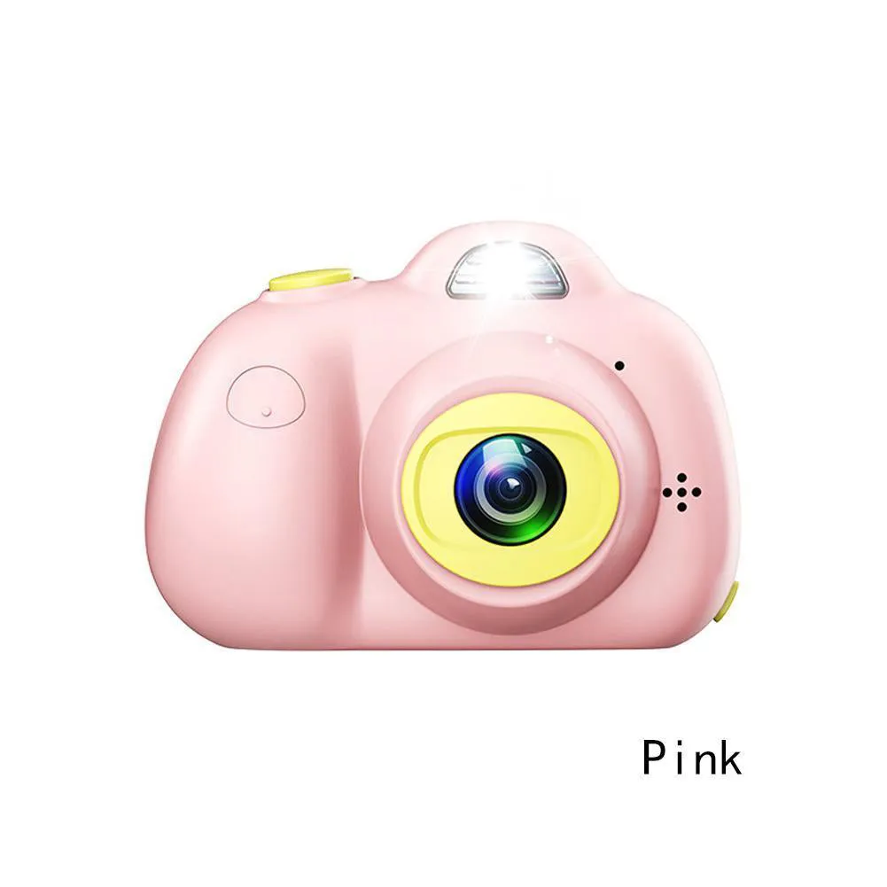 Cute Portable 2.0" LCD Mini Camera Dual Cameras 8.0MP Kids Children Digital Camera Pink