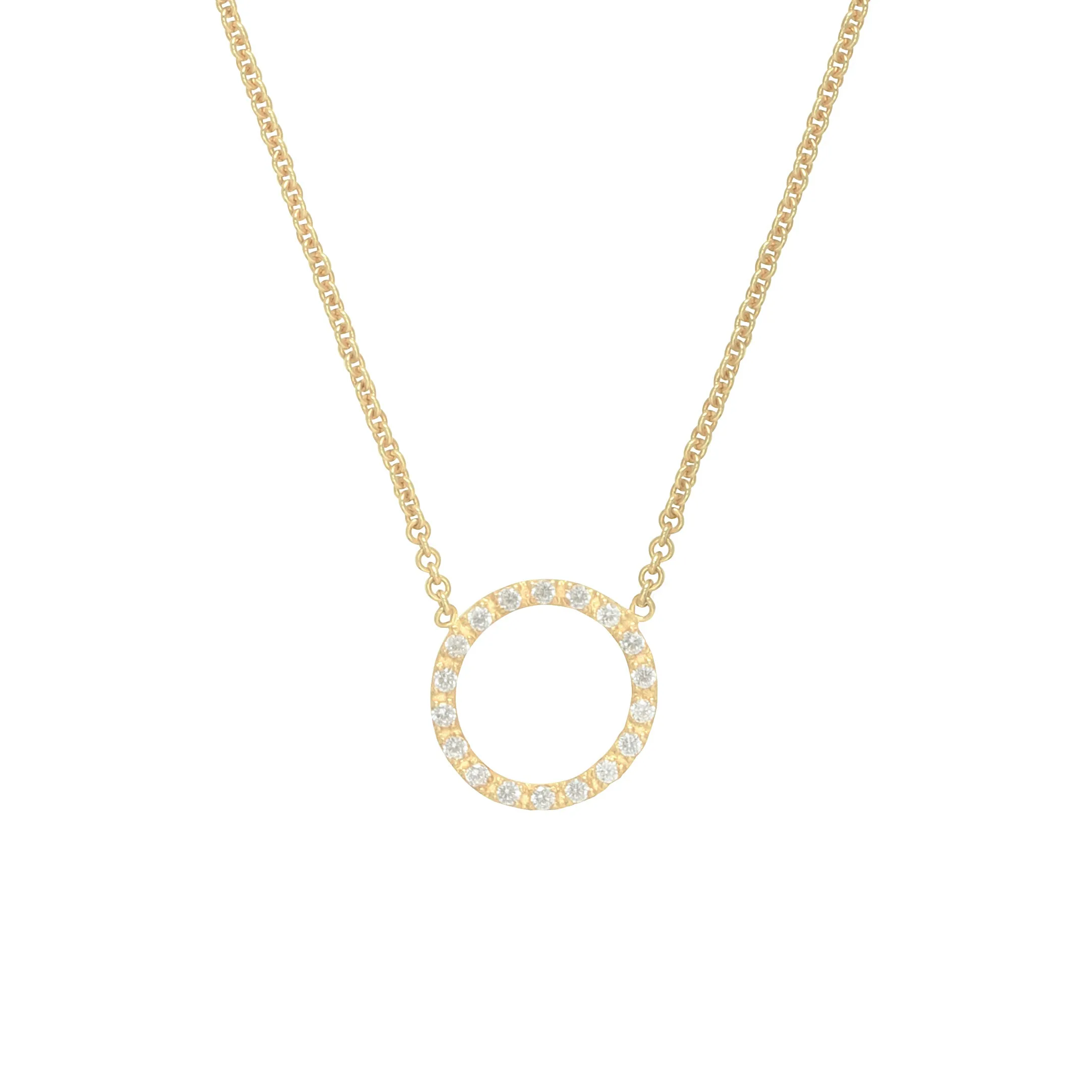 CZ ATENEA NECKLACE/GOLD