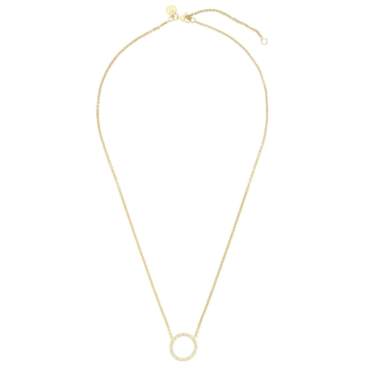 CZ ATENEA NECKLACE/GOLD