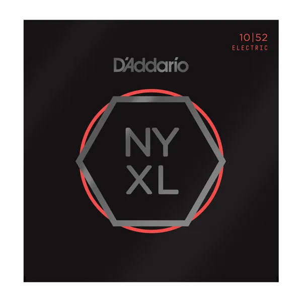 D'ADDARIO NYXL ELECTRIC STRINGS LIGHT TOP/ HEAVY BOT .010-.052