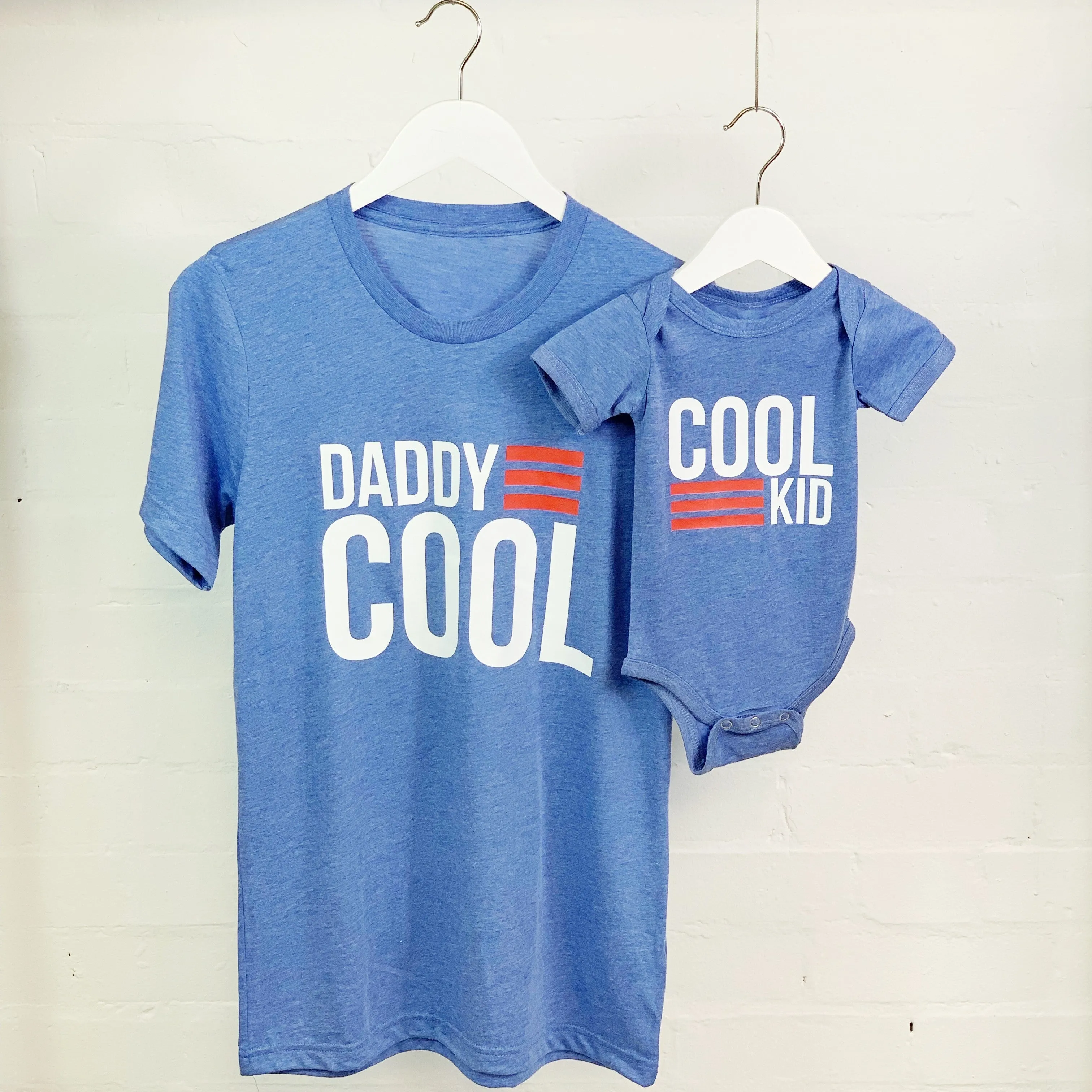 Daddy Cool / Cool Kid Matching T Shirt Set
