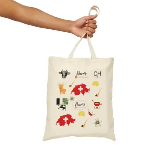 Davos, Switzerland | Cotton Canvas Tote Bag