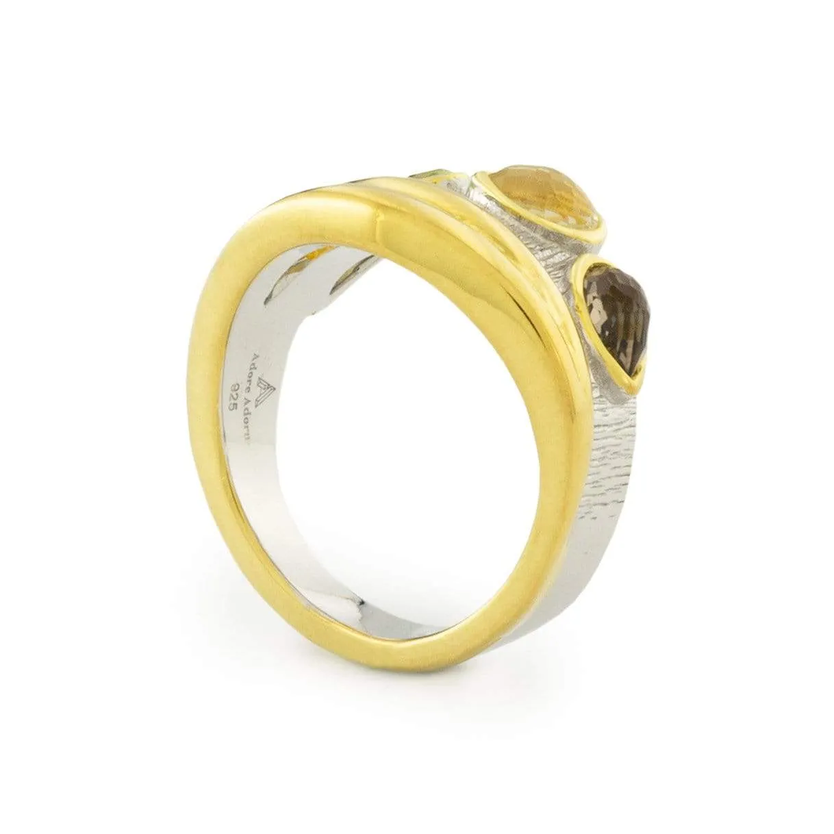 Desire Cocktail Ring in White Rhodium   14K Gold - Only size 9 left