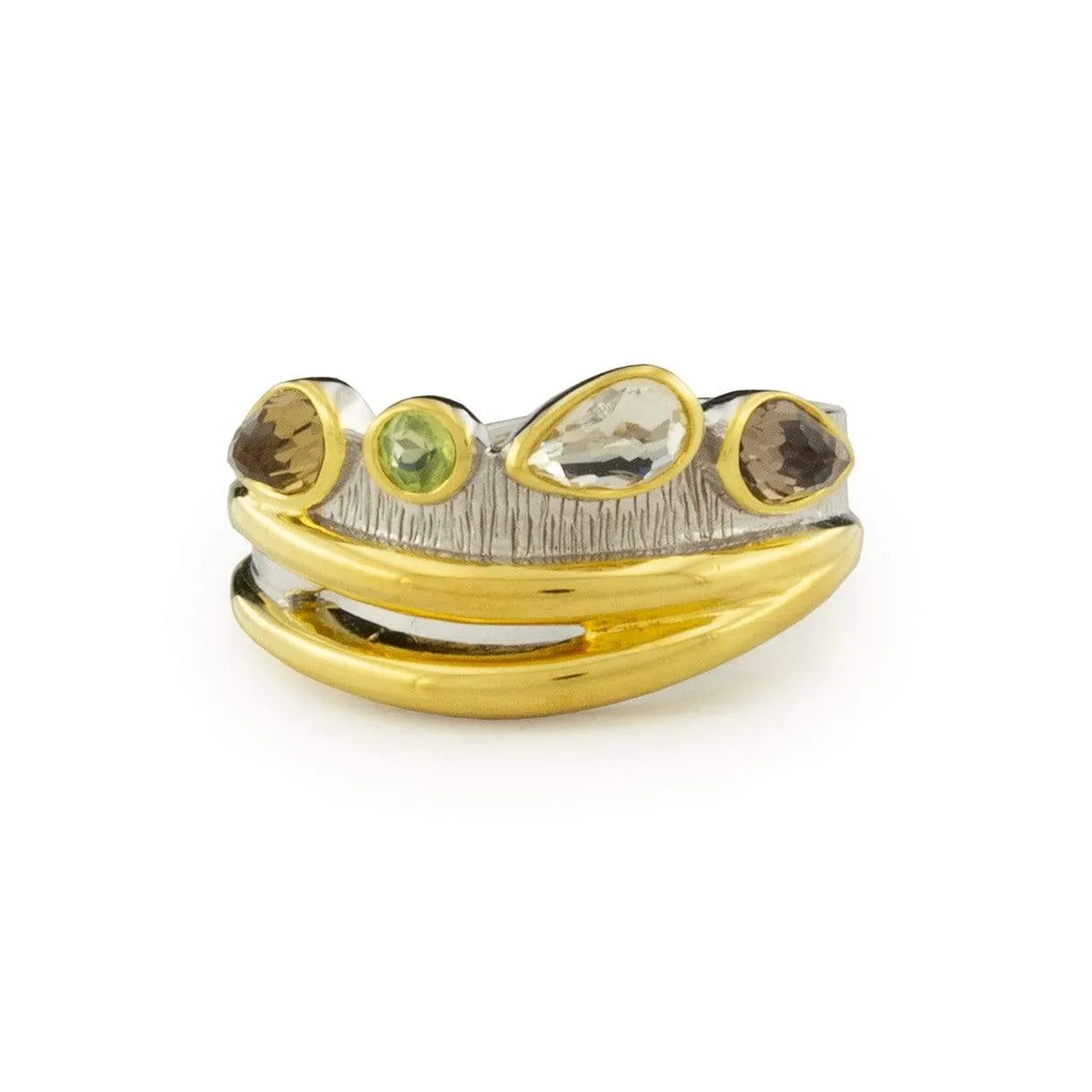 Desire Cocktail Ring in White Rhodium   14K Gold - Only size 9 left