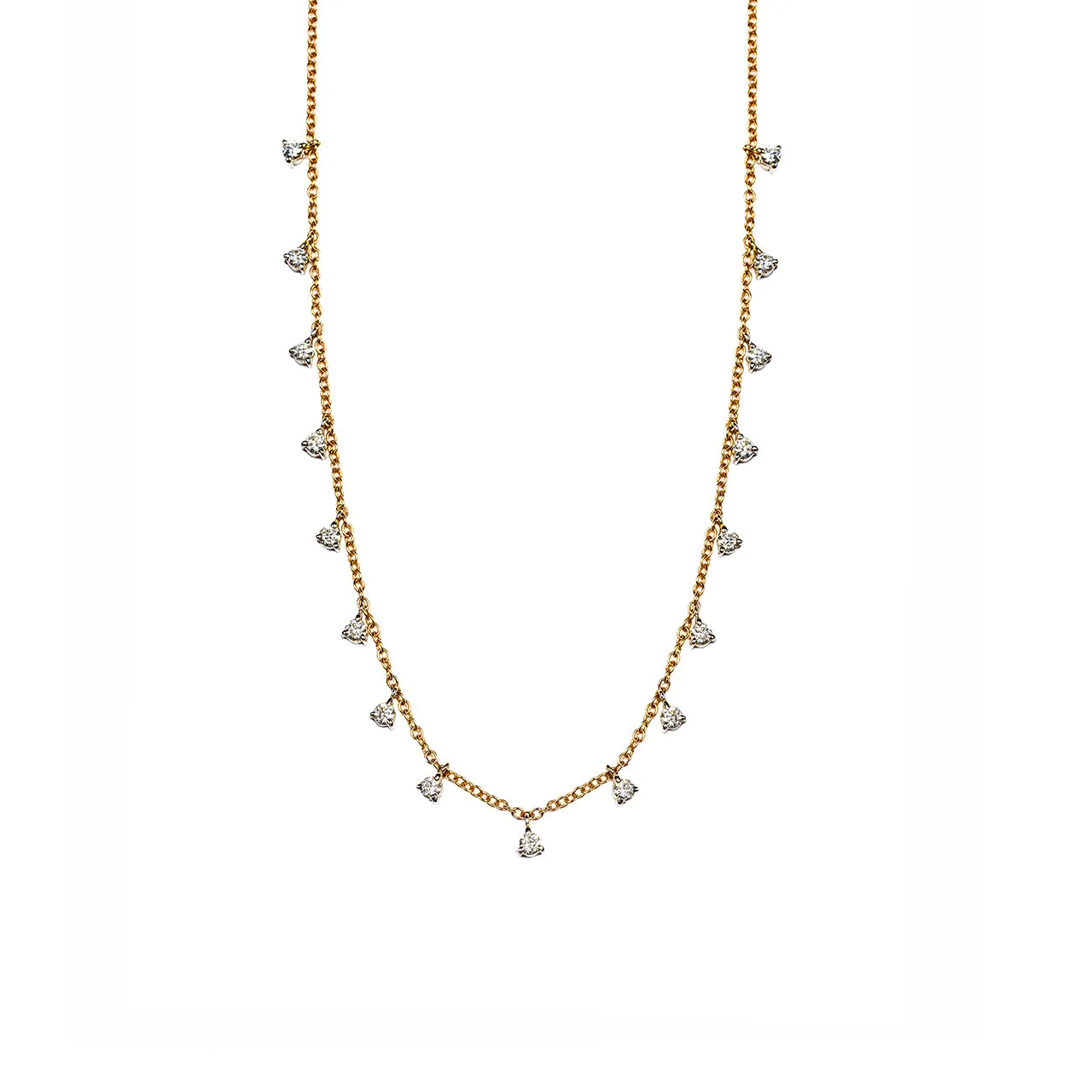 Diamond Drops Choker
