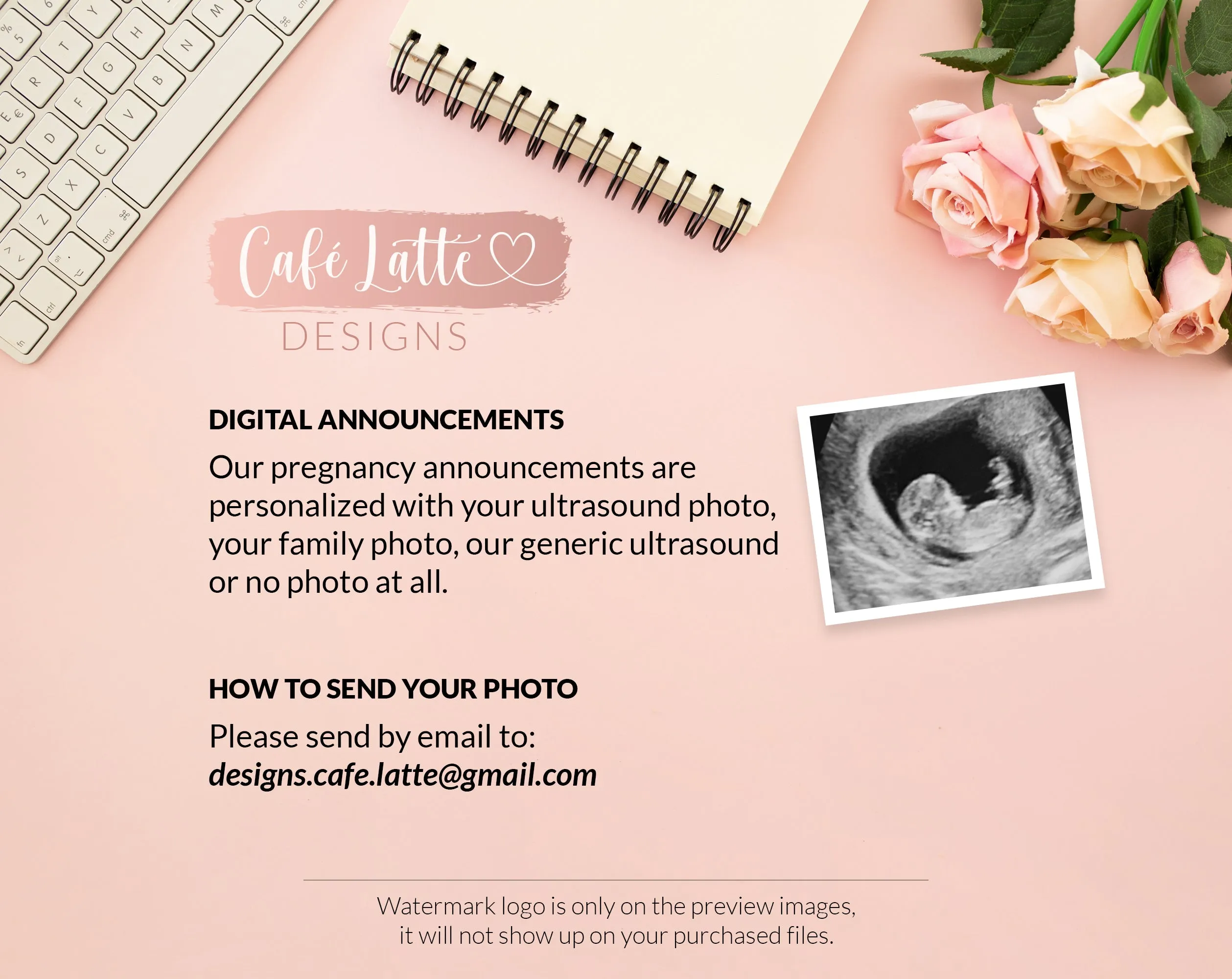 Digital Pregnancy Announcement for Social Media, Boho Spring Summer Baby Gender Neutral Reveal, Keeping a Secret, Instagram Facebook Ideas