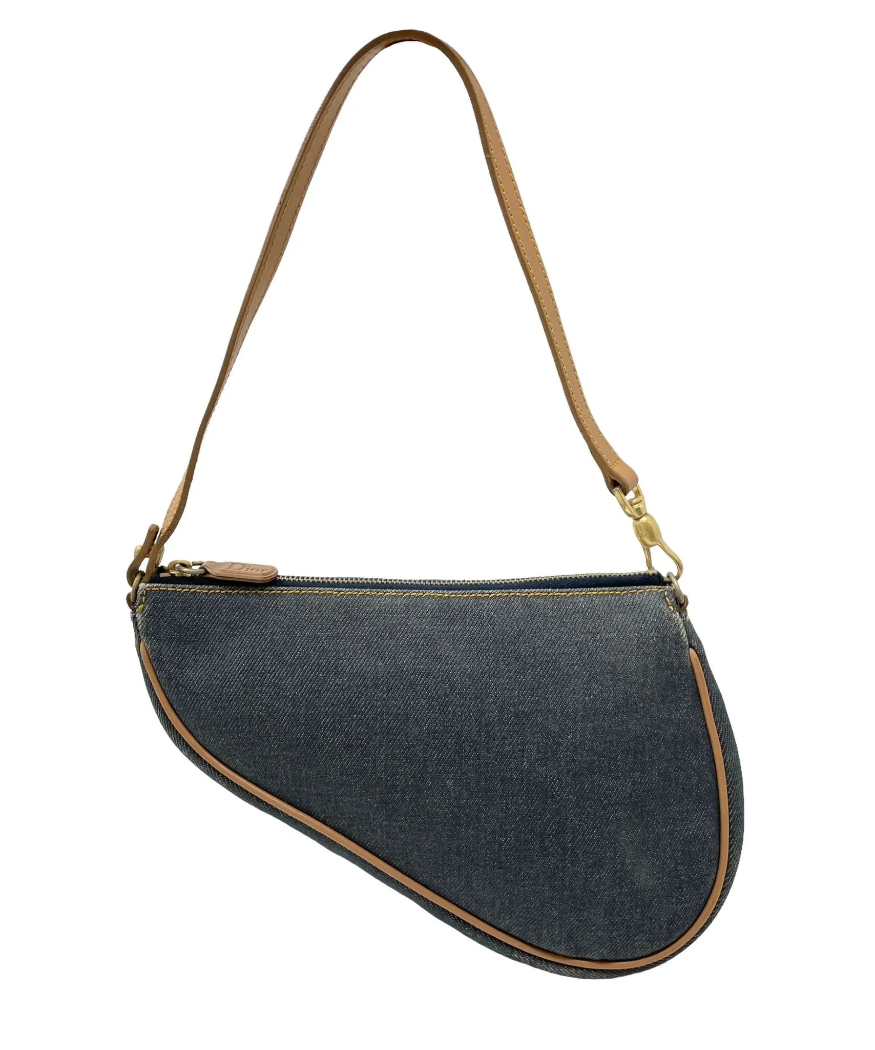 Dior Denim Saddle Bag