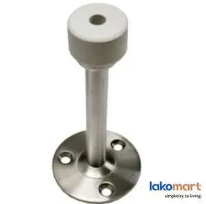 Door Stopper SUS 100MM (Black/White) - Thin/Sleek - Suitable for all Doors - Black