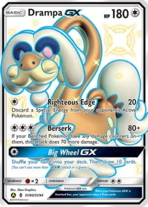 Drampa-GX SV80/94 - Shiny Vault Pokemon Holofoil