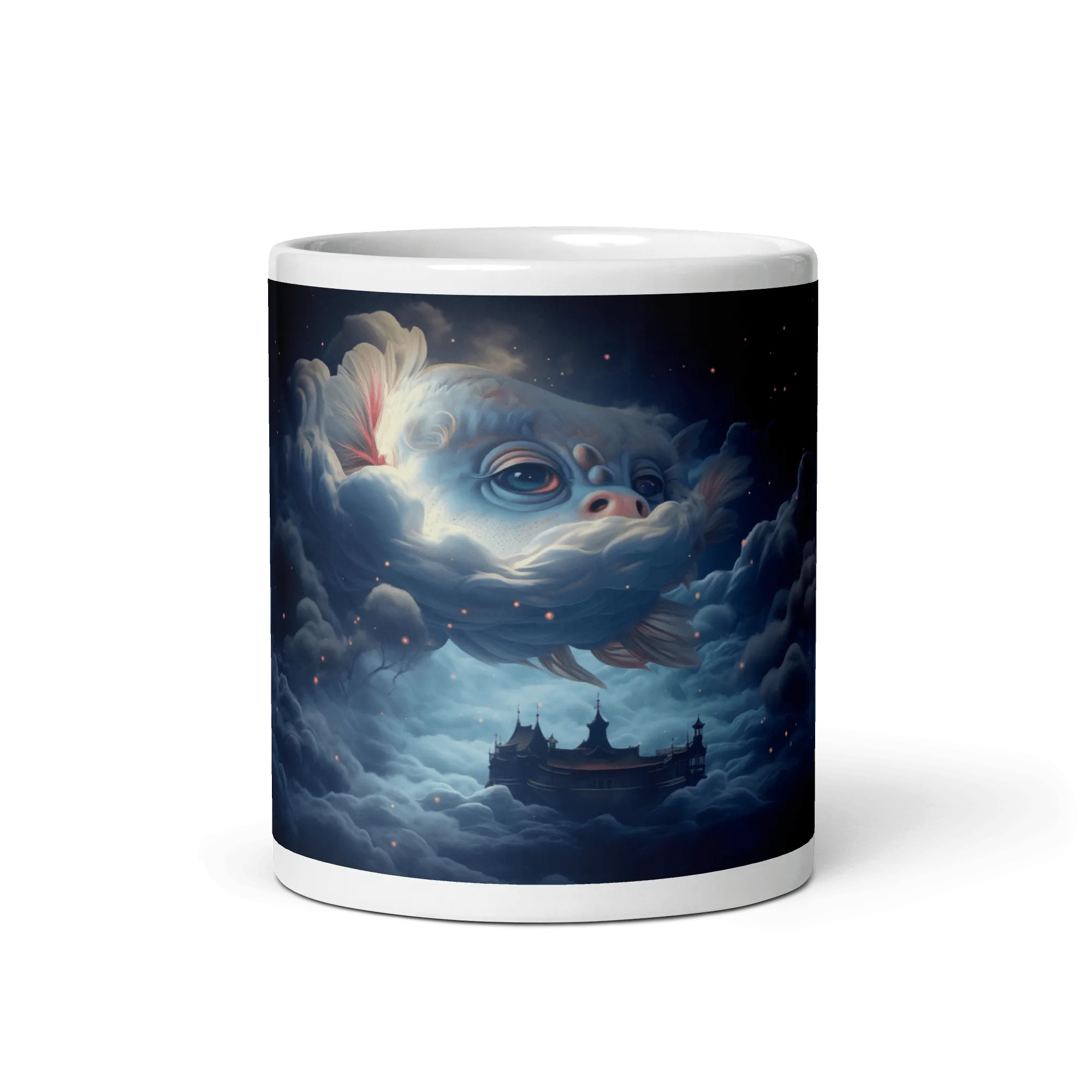 Dream Fish White Glossy Mug