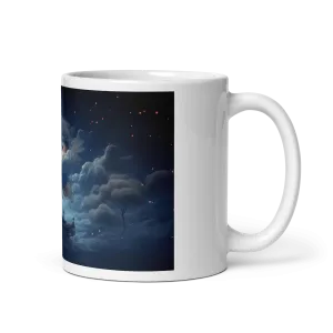 Dream Fish White Glossy Mug