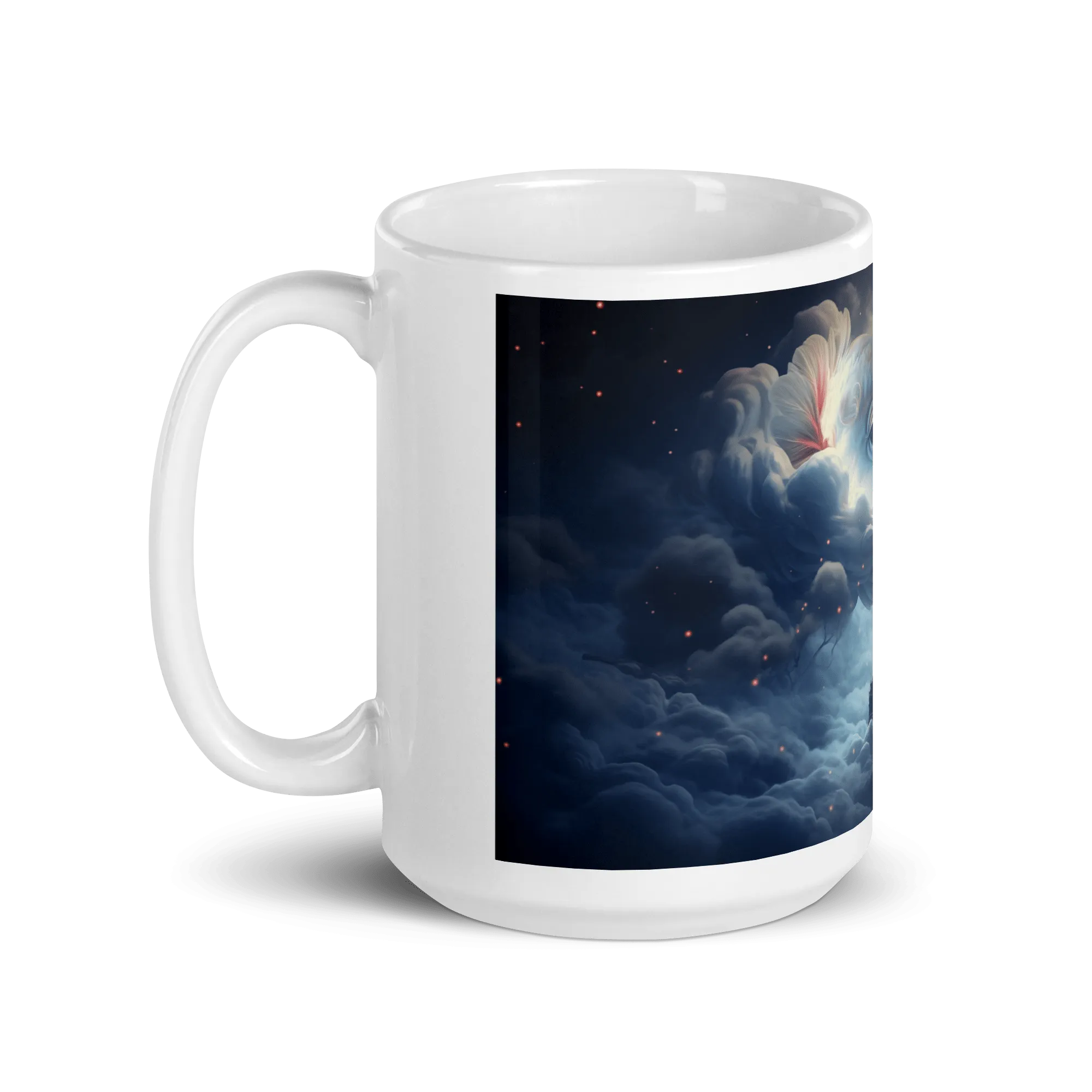 Dream Fish White Glossy Mug