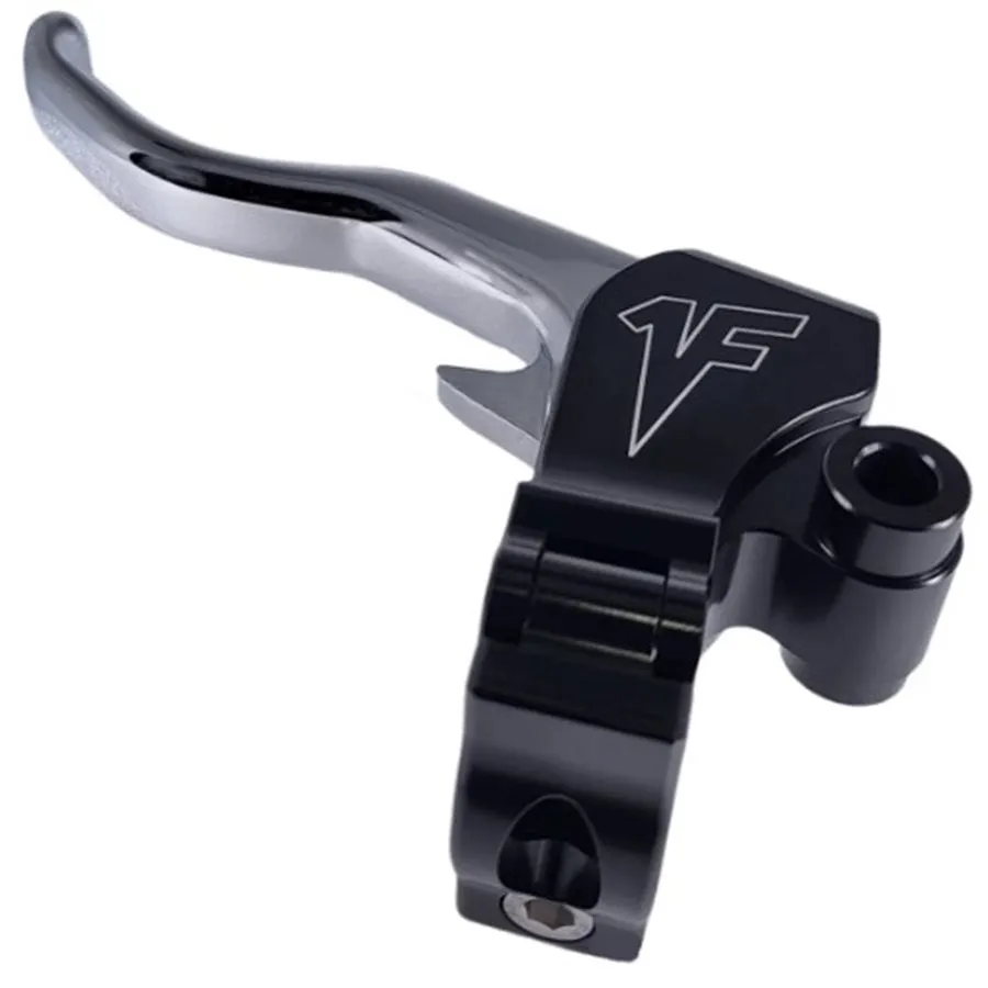 Easier Pull Clutch Lever Assembly | 2FNGR | Black/Chrome - Dyna/Softail/Sportster