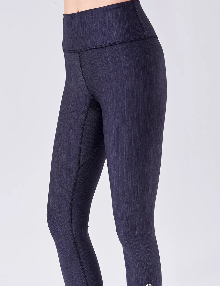 easyoga LESPIRO Glossy Slim Capris - L1 Black