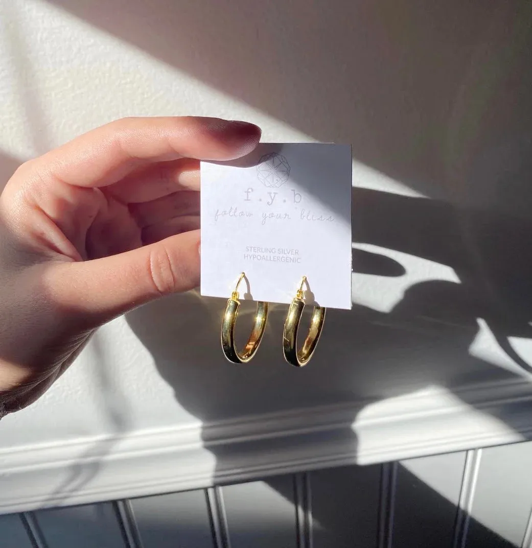 ELLA GOLD EVERYDAY HOOPS