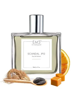 EM5™ Scandal JPG Perfume for Men | Eau De Parfum Spray | Citrus Aromatic Fresh Spicy Fragrance Accords | Luxury Gift for Him | Sizes Available: 50 ml / 15 ml