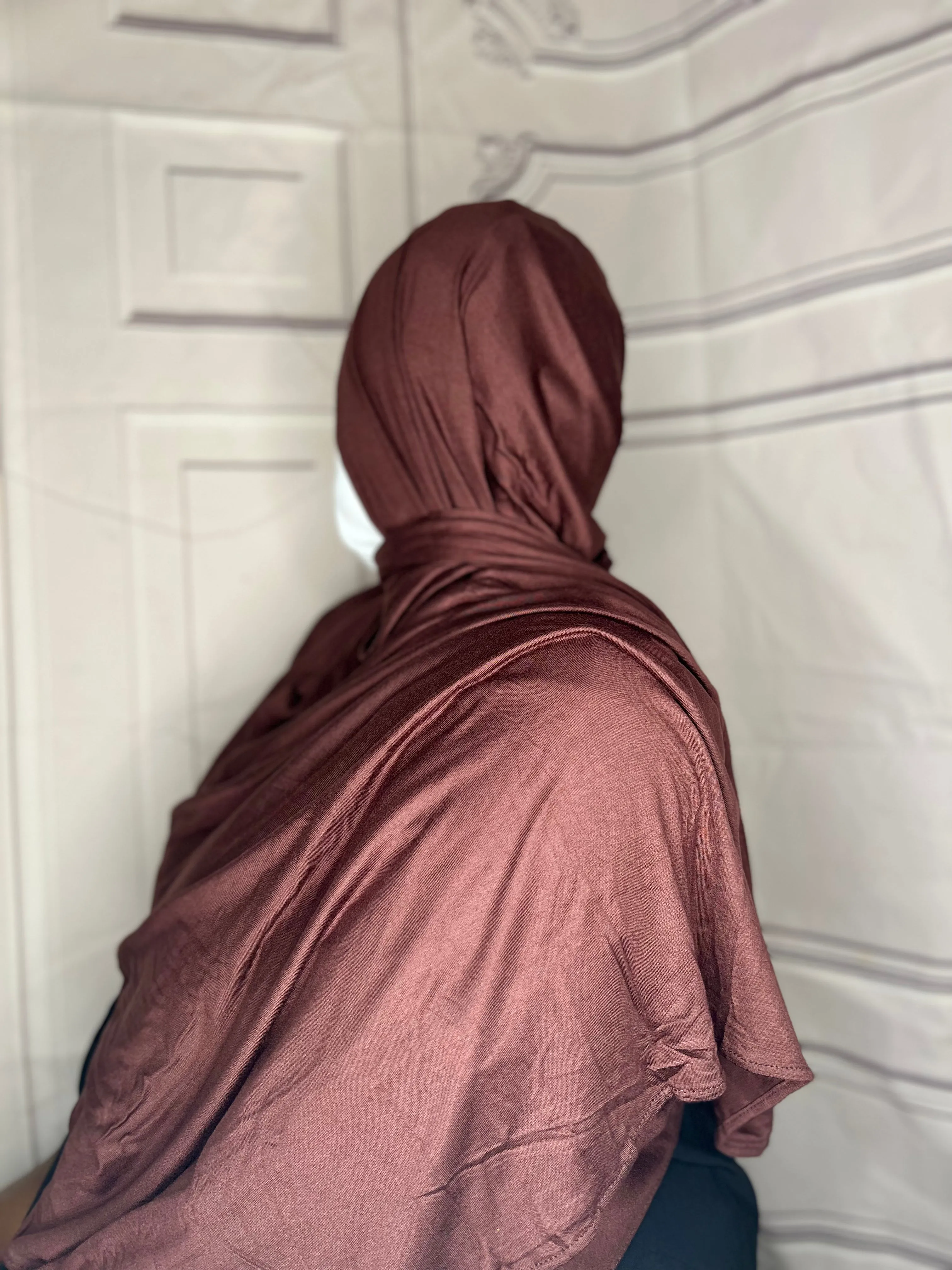 Everyday Jersey Hijab- Chocolate