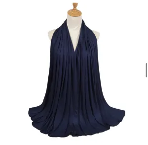 Everyday Jersey Hijab-Navy Blue