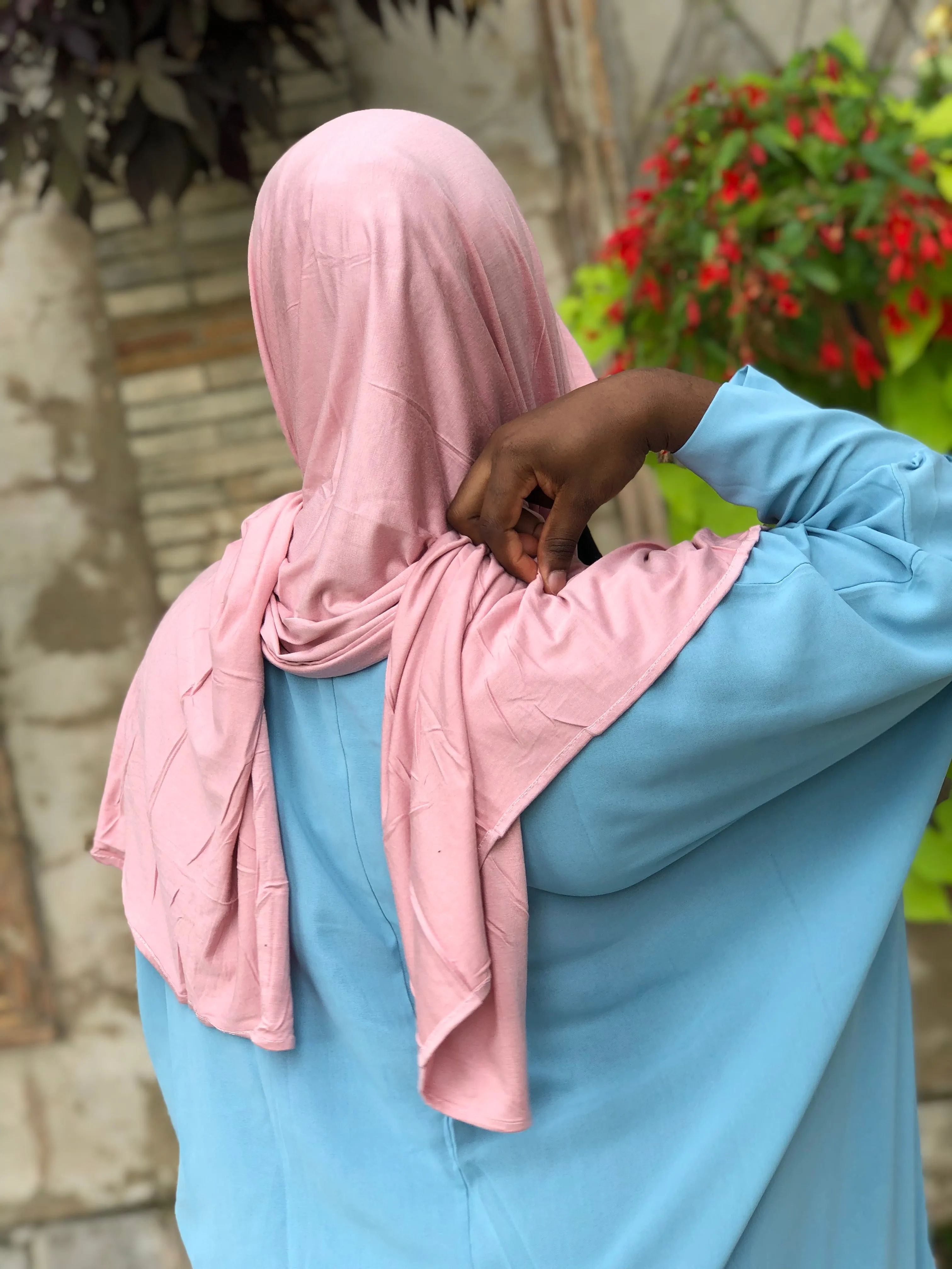 Everyday Jersey Hijab- Rose