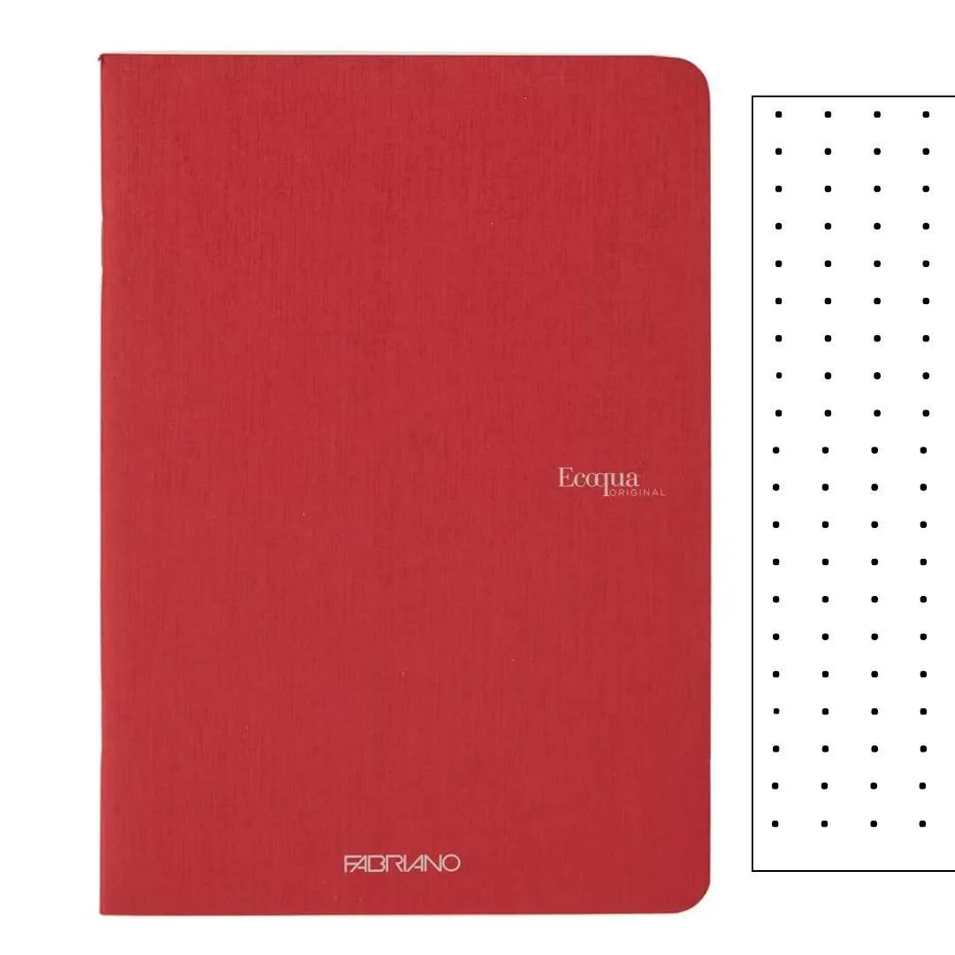 Fabriano EcoQua Staple Notebooks 40sh