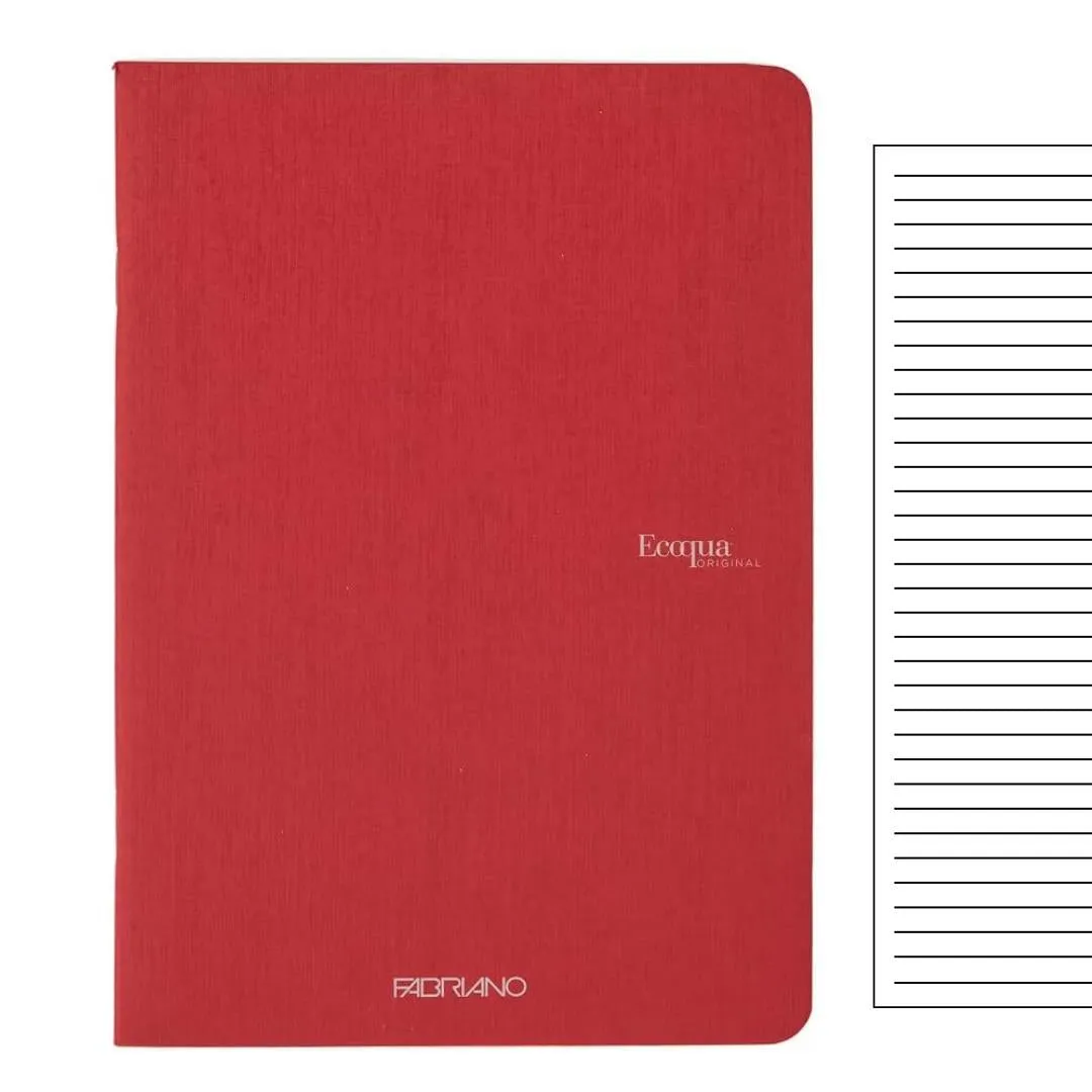 Fabriano EcoQua Staple Notebooks 40sh