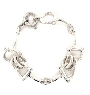 Fancy Snaffle Bit Bracelet