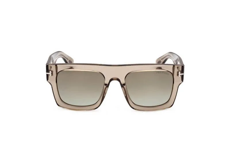 Fausto | Light Brown / Green Mirror