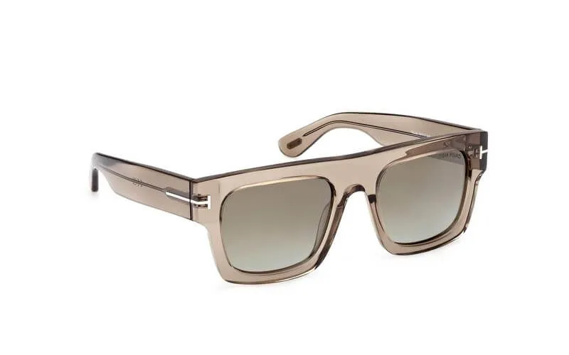Fausto | Light Brown / Green Mirror