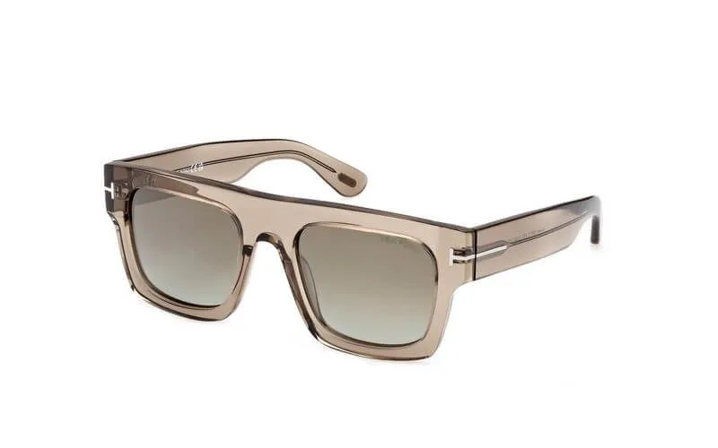 Fausto | Light Brown / Green Mirror