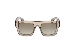 Fausto | Light Brown / Green Mirror