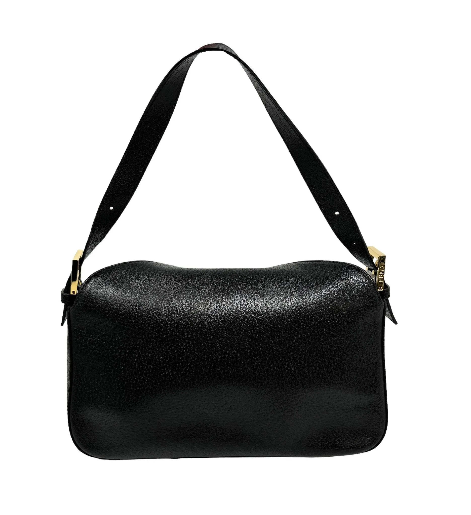 Fendi Black Leather Shoulder Bag