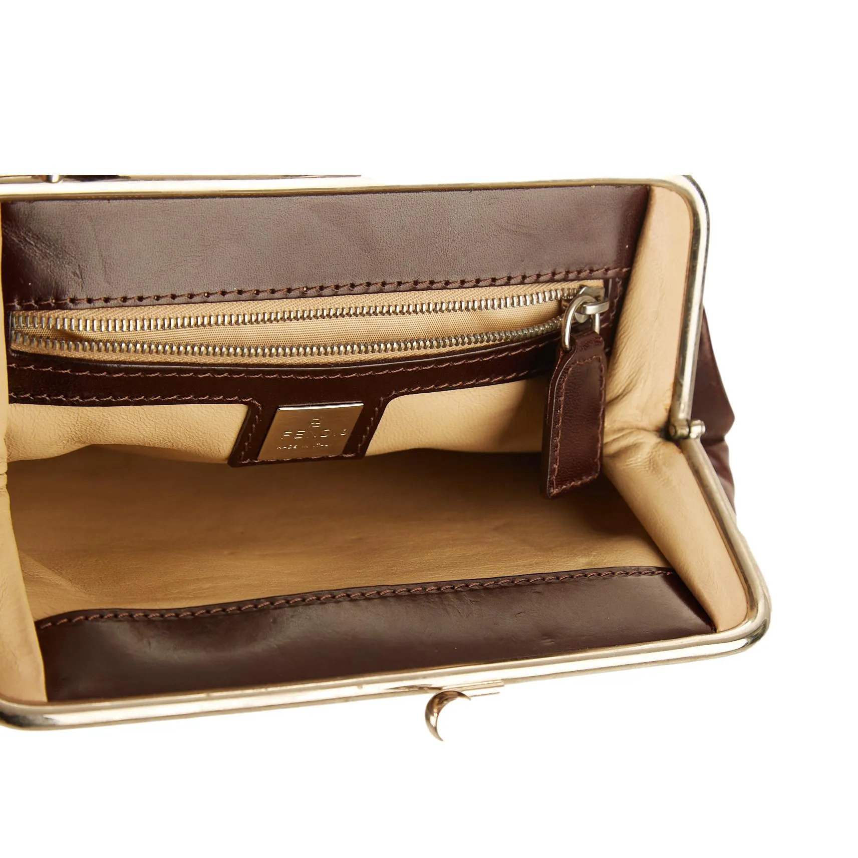 Fendi Brown Giraffe Tassel Bag