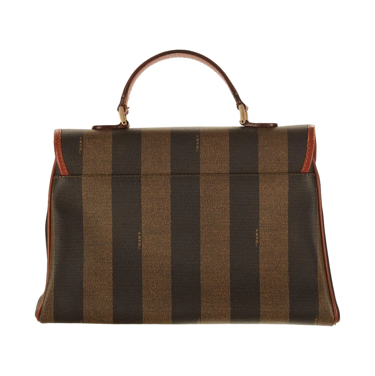 Fendi Brown Striped 2way Bag