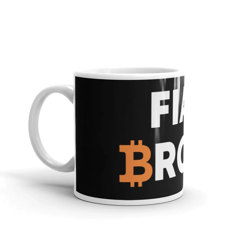 Fiat Broke glossy mug