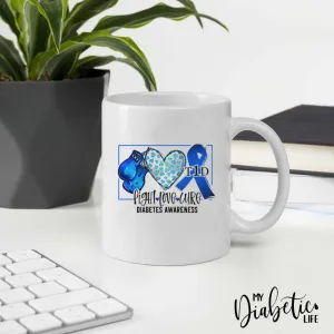 Fight - Love - Cure - Diabetes Awareness Coffee Mug