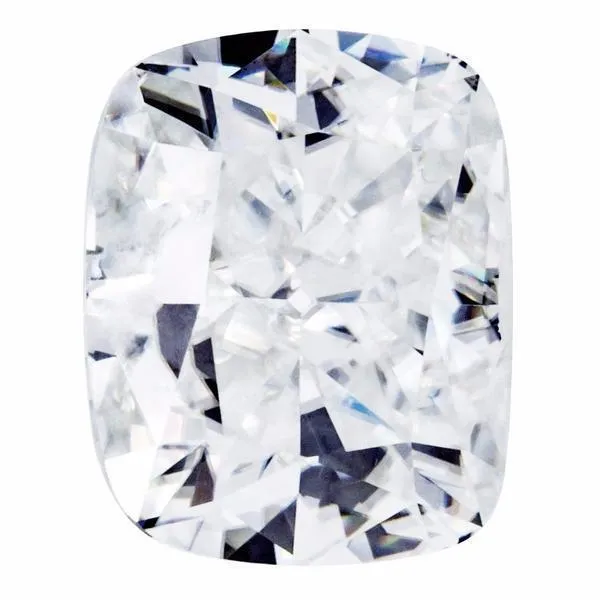 First Crush Moissanite - Crushed Ice Elongated Cushion