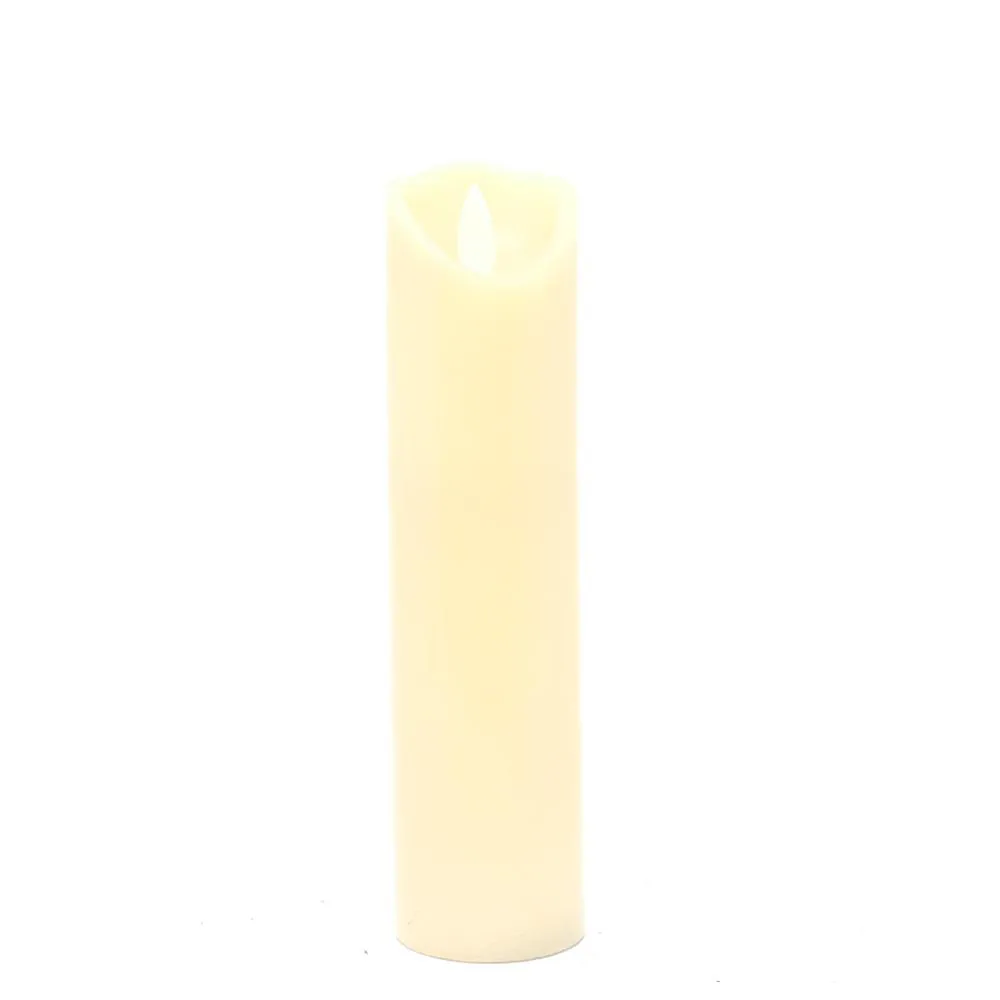 Flameless Wax Slender Pillar LED Candles