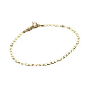 Flat Shiny Disc Bracelet
