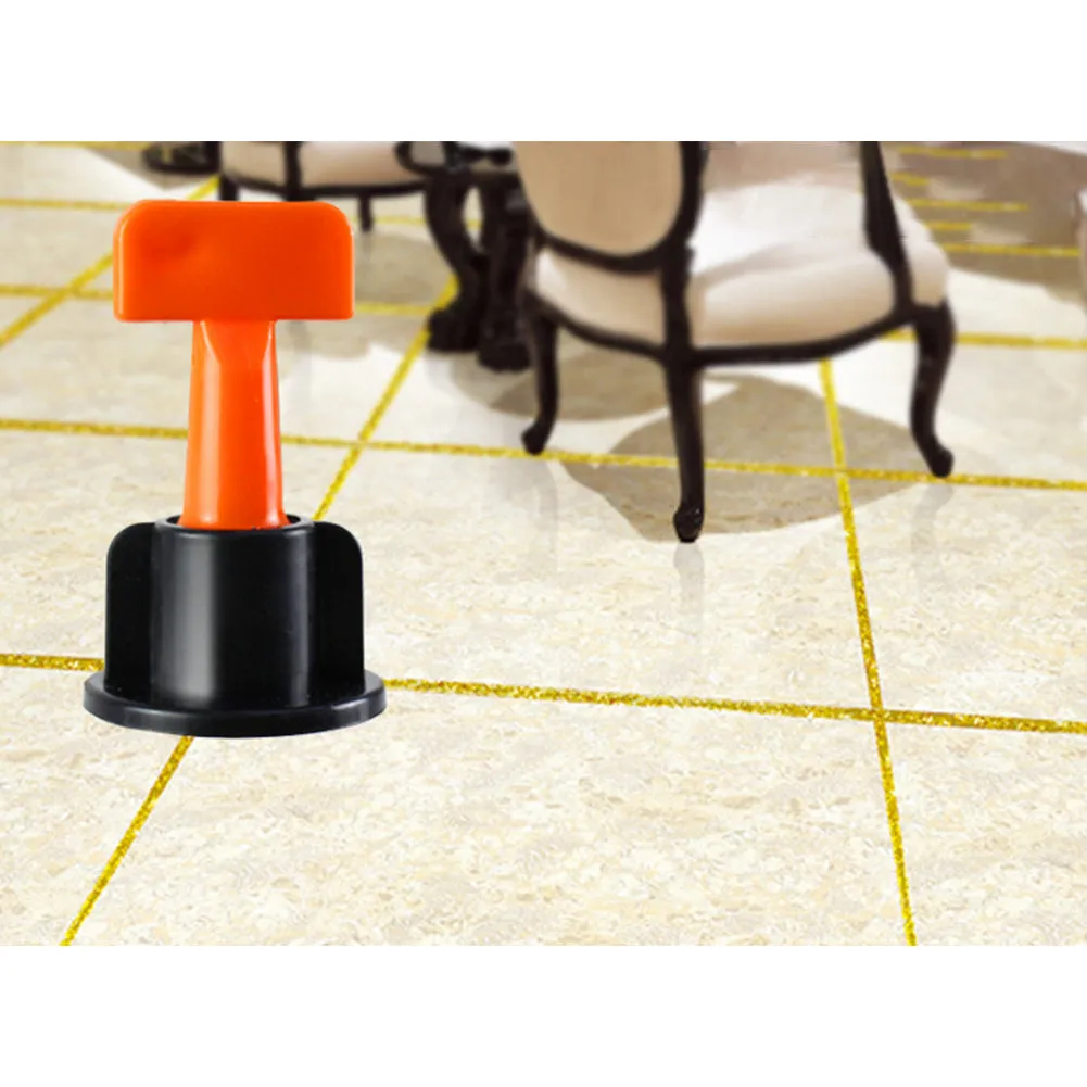 Flooring Wall Tile Leveling System Leveler Plastic Clip Locator Spacers Plier 50pcs