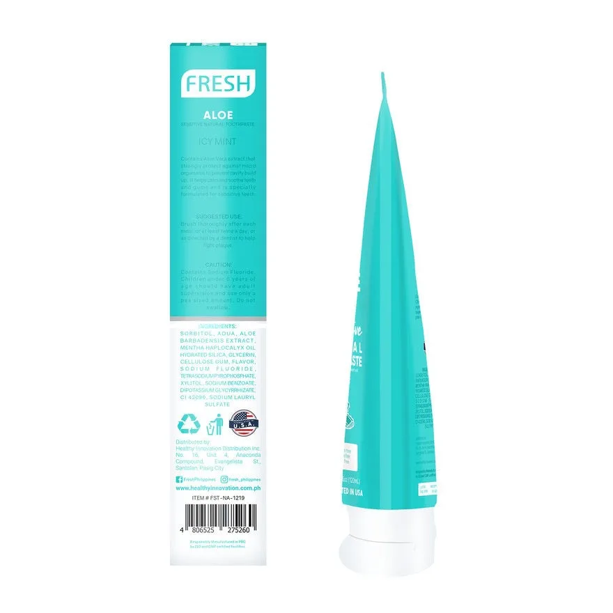 FRESH Aloe Sensitive Natural Toothpaste 120ml