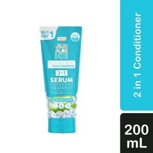 FRESH Hairlab Jeju Aloe Ice Double Boost Niacinamide 2 in 1 Serum Conditioner Treatment 200ml