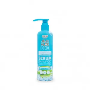 Fresh Hairlab Jeju Aloe Ice Double Boost Niacinamide Serum Shampoo 430ml