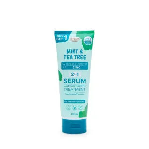Fresh Hairlab Mint and Tea Tree Double Boost Zinc 2 in 1 Serum Conditioner Treatment 200ml