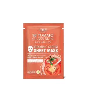 Fresh Skinlab Tomato Glass Skin Vitamin C Serum Sheet Mask