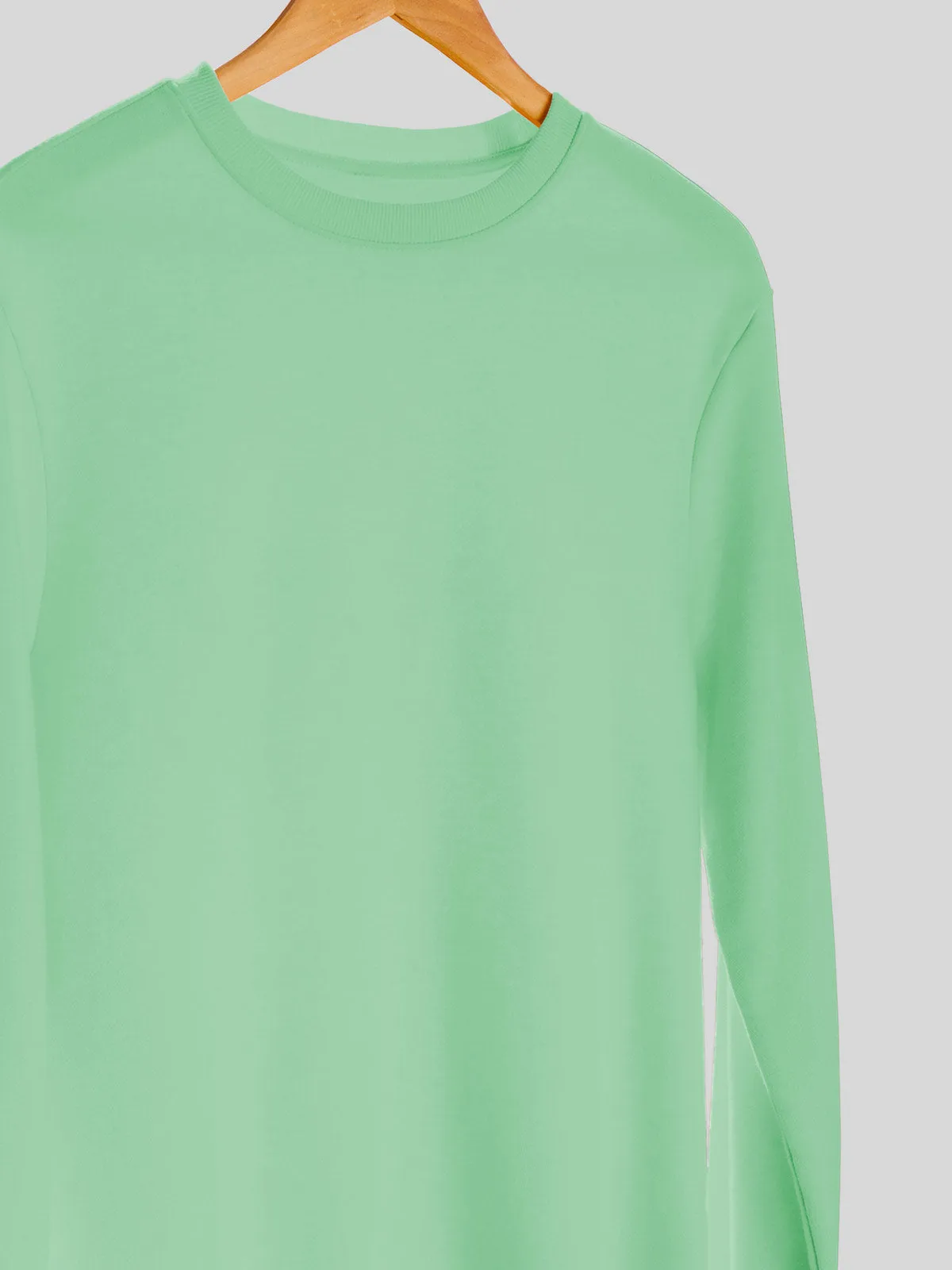 Frosted Mint Plain Sweatshirt