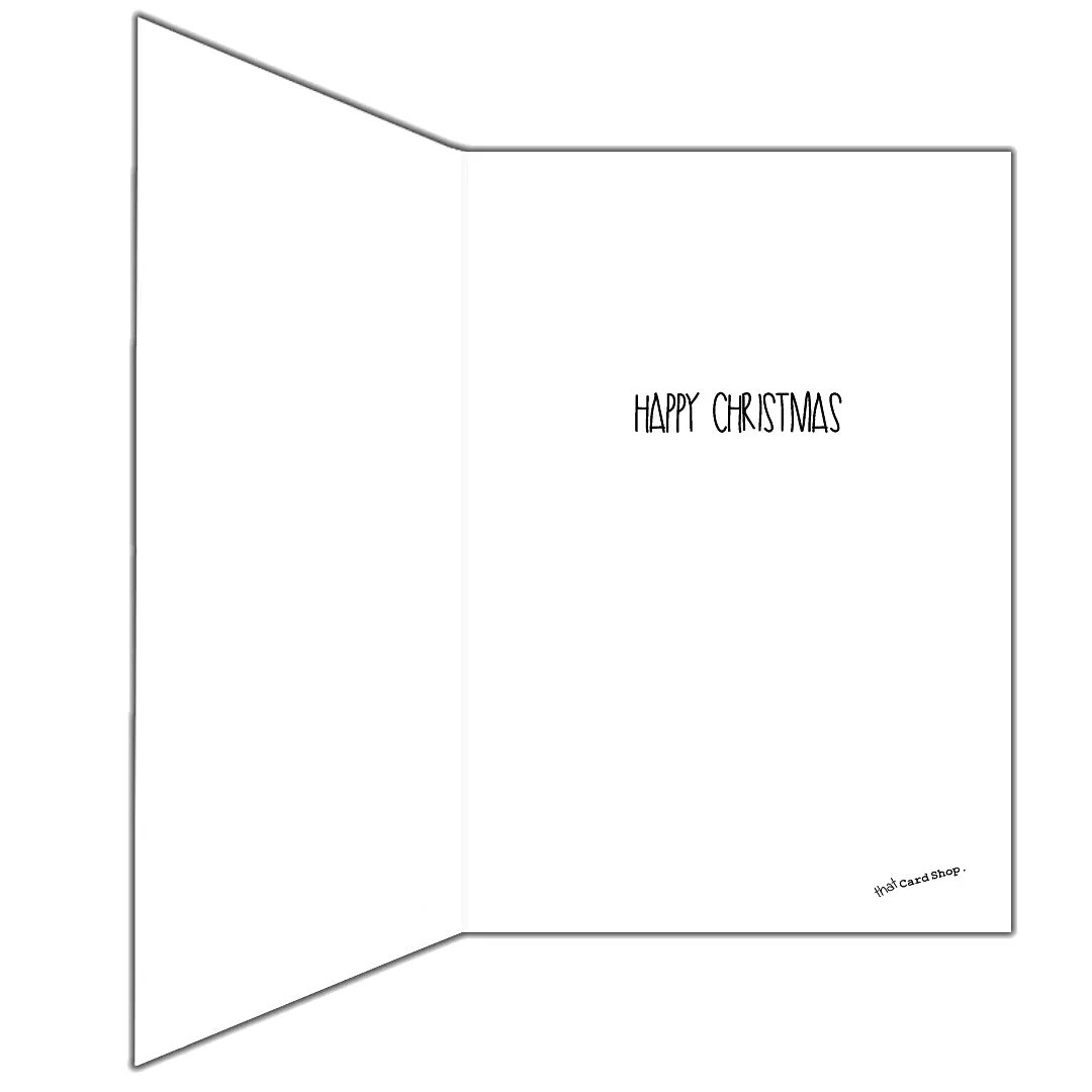 Funny Tom Hardy Christmas Card - All I want for Xmas...