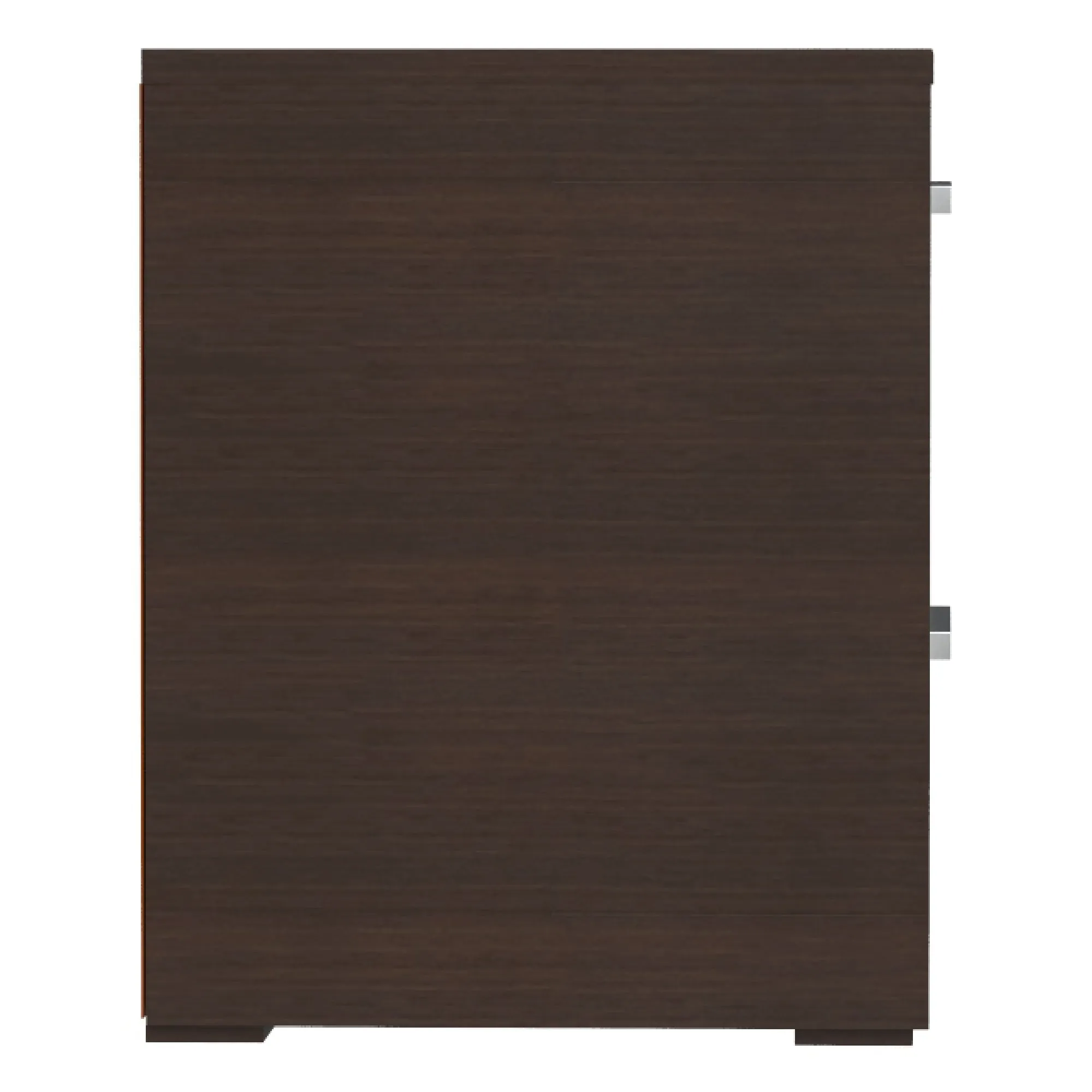 Gabriella right night table for bedroom decoration, white & walnut