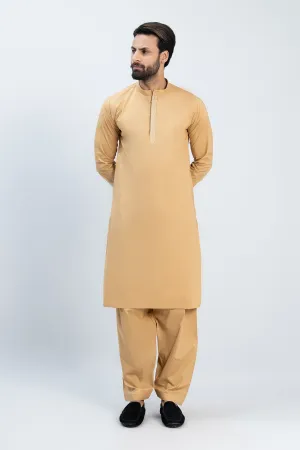 Gents Brown Kurta Shalwar